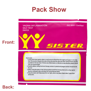 Oem Verkoop <span class=keywords><strong>Vagina</strong></span> Gezondheid Zelftest Kaart Custom Pakket Vrouwelijke <span class=keywords><strong>Vagina</strong></span> Ontsteking Vrouwelijke Vaginale Test Papier - Product Image 3