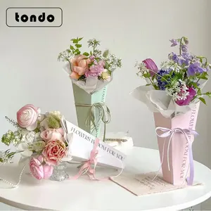 Tondo thiết kế mới Quà Tặng Hoa bó hoa tam giác túi hoa