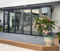 Kit d'habillage de véranda extérieure sur mesure en verre et carrelage, véranda en aluminium, serre, maisons en verre