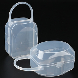 Boîte de rangement portable à crochet suspendu anti-poussière pour les sucettes de bébé Conception sanitaire Gestion de la sucette apaisante - Product Image 3