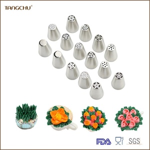 Vente en gros d'usine : Douilles russes en acier inoxydable 304 pour la pâtisserie et la décoration de gâteaux - Product Image 2