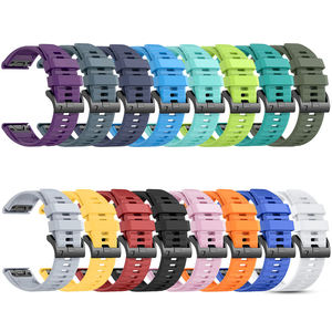 Bracelets de montre intelligente sportifs en silicone à ajustement rapide universel pour Garmin Fenix Series 6X 6 Pro 7X 7 8 22mm 26mm Bracelet Epix Pro 5X - Product Image 1