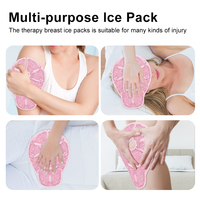 Coussinets d'allaitement en gel pour thérapie chauffante et rafraîchissante au micro-ondes essentiels pour les mamans qui allaitent Sac de glace indispensable