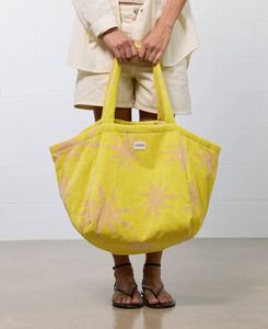 LE PETIT RUISSEAU Sac fourre-tout tendance en tissu éponge solide grande capacité, portable et durable, pour femmes, voyage et usage quotidien - Product Image 6
