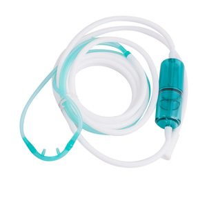 Cánula <span class=keywords><strong>Nasal</strong></span> de Oxígeno de Alto Flujo de Silicona con Colector de Agua, Conector Estándar, Tubo Ligero - Product Image 1
