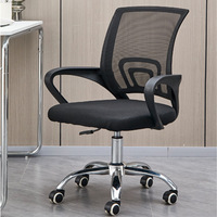 Échantillon Gratuit Chaise de Bureau Ergonomique en Tissu à Prix Abordable avec Base 5 Étoiles Design Moderne Hauteur Réglable Pivotante