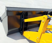 Harga Murah 4x4 Diesel Backhoe Loader Front Loader High Power Retroexcavadora Traktor Pertanian CE Excavator Dijual