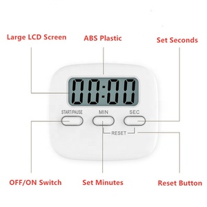LCD pantalla Digital Temporizador de cocina magnética cocina cuenta regresiva alarma dormir cronómetro Temporizador reloj Casa de herramientas - Product Image 3