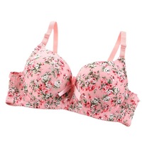 Soutien-gorge floral brodé dos nu à coupe mi-coupe et décolleté plongeant pour femme, lingerie sexy à séchage rapide, vente en gros