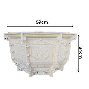 Yeni liste BH marka ev ürün sekizgen ABS plastik 59 santimetre bahçe ekici saksı kalıpları - Product Image 2