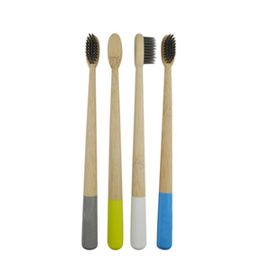 Ronda de cepillo de dientes de bambo de carbón natural cepillo de dientes - Product Image 6