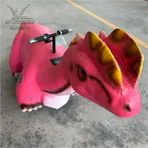 중국 제조 업체 재미있는 놀이 장비 판매를위한 실내 놀이터 공룡 타고 아이들을위한