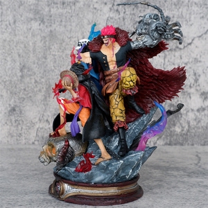 Figura de <span class=keywords><strong>Anime</strong></span> Nueva de 2023, <span class=keywords><strong>One</strong></span> <span class=keywords><strong>Piece</strong></span>, Tres Capitanes, Figura de Acción GK, Luffy, Kid, Law - Product Image 2