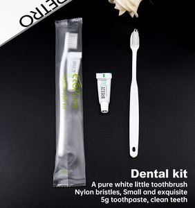 Set de Artículos de Aseo Desechables Portátiles con Certificación CE para Hoteles, Kit de Limpieza Básica para Habitaciones de <span class=keywords><strong>Hotel</strong></span>, Kit de Viaje con Cepillo de Dientes y Gorro de Ducha - Product Image 3