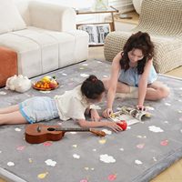Tapis de salon de 30mm d'épaisseur avec support antidérapant Grand tapis Tatami japonais de couleur unie pour chambre dortoir Yoga