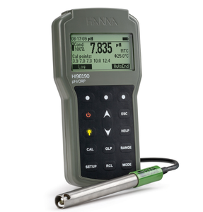 Medidor de pH/ORP Portátil Profesional a Prueba de Agua Hanna HI98190 - Product Image 2