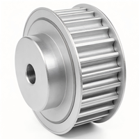 Poulie de distribution HTD 14M 14T | Pièces usinées CNC / Aluminium / Acier / Alésage de précision H7 / Rainure à clavette / OEM, Certification RoHS, Personnalisation