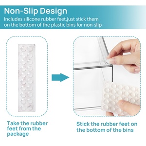 Hot Selling clear <b>Stackable</b> Room Organization Acrylic <b>Storage</b> <b>Drawers</b> With Lid - Product Image 4