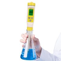 Testeur de pH pour aliments pH-mètre numérique pour levain démarreur et pâte capteur de lance testeur de pH alimentaire pour eau sol nourriture