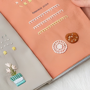 Nieuwe Aanwinst Borduurboek: Basisprincipes Borduren, <span class=keywords><strong>Gids</strong></span> voor Borduren, Oefenset voor <span class=keywords><strong>Beginners</strong></span>, Handgemaakt DIY Bloemen - Product Image 2