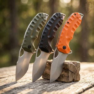 Coltello Tattico Pieghevole in Acciaio D2 con Manico Antiscivolo G10, Strumento Portatile per Campeggio, Escursionismo e Sopravvivenza, Supporta Personalizzazione OEM/ODM - Product Image 2