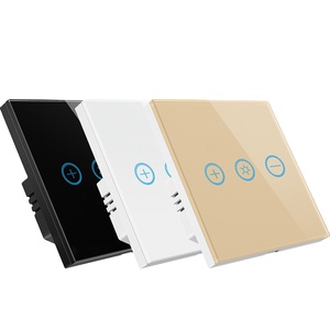 Interruptor de Luz Inteligente Tuya de 1/2/<span class=keywords><strong>3</strong></span> Botones con Panel de Vidrio, Interruptor Táctil de Pared con Wifi, Control Remoto por Aplicación, Compatible con Google <span class=keywords><strong>Alexa</strong></span> - Product Image 1