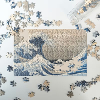 Bestseller 150 Teile Mini-Reagenzglas-Puzzle Berühmte Ölgemälde Van Gogh Monet Kunst Taschenpuzzles für Erwachsene und Kinder