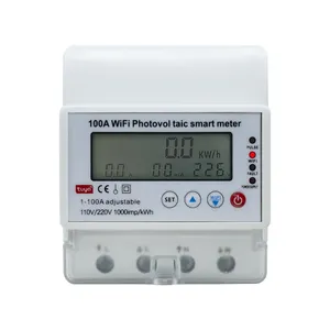 XUANQI Compteur de consommation de protecteur de tension Wifi intelligent monophasé 63A