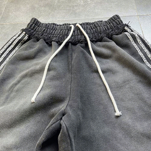 <span class=keywords><strong>Pantaloni</strong></span> da Jogging Larghi Personalizzati per Uomo, Stampa Leopardata Streetwear, 100% Cotone, Lavaggio Acido, <span class=keywords><strong>con</strong></span> Strisce Laterali - Product Image 3