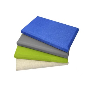 Panneau insonorisant enveloppé <span class=keywords><strong>de</strong></span> tissu moderne <span class=keywords><strong>de</strong></span> 25mm d'épaisseur Panneau acoustique décoratif pour bureau <span class=keywords><strong>ou</strong></span> vêtements - Product Image 4