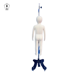 Manichino Jasmine Taglia 98 di Alta Qualità per la Tua Sala <span class=keywords><strong>da</strong></span> Cucito, Robusto e Ideale per il Taglio Quotidiano, Manichino per Bambini con Testa - Product Image 5