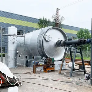 Good quality standard portable waste tire/plastic pyrolysis plant reactor