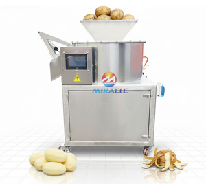 Pelador de Patatas de Cuchillas Giratorias de Alta Velocidad, Pelador Continuo para Batatas y Taro - Product Image 2