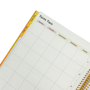 Planificador semanal académico personal personalizado, planificador mensual de 365 días <span class=keywords><strong>para</strong></span> profesores de escuela, planificador de lecciones en espiral A5, regalo de 12 índices - Product Image 6