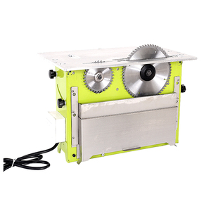 Mesa serra portátil para carpintaria, lâmina dupla com lâmina - Product Image 5