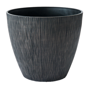 Jardinières en pot texturé en résine, plantes pour fleurs, légumes et plantes de maison, grandes tailles, 12 pièces - Product Image 1