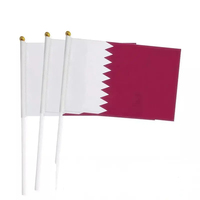 Drapeau à agiter à la main Gahumi Mini, promotionnel, 30*40cm, drapeau national personnalisé à agiter à la main pour les activités sportives, les jeux et les événements