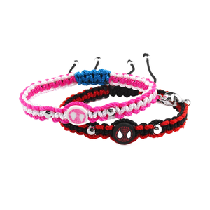 Yongyi 2024 nueva pulsera de amor de arcilla polimérica mujer <span class=keywords><strong>Spiderman</strong></span> color tejido puro hecho a mano pareja cuerda de mano - Product Image 2