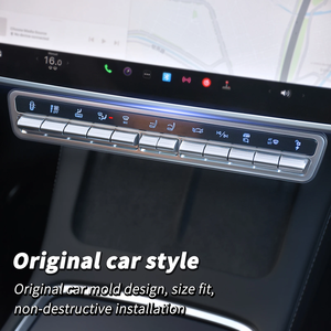 อุปกรณ์ตกแต่งภายในสุดหรูสำหรับรถยนต์เทสล่า โมเดล <span class=keywords><strong>Y</strong></span> รุ่นแรก ปี 2020-2024 พร้อมปุ่มควบคุมแบบสัมผัส 26P Line ตั้งแต่ปี 2020 ขายดี - Product Image 1