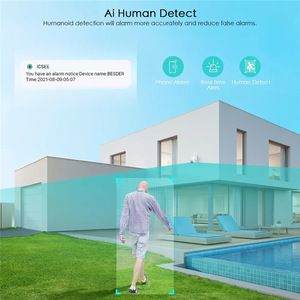 Bán buôn icsee thông minh ai phát hiện chuyển động 8MP 4MP 2K rõ ràng tầm nhìn ban đêm Dome Camera IP PTZ WIFI Mạng Máy ảnh có dây an ninh - Product Image 3