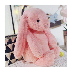 30CM Custom High Quality Add Partikel Gewichtete Kawaii Lange Ohren Kuscheltier Ostern Kaninchen Puppe Plüsch Hasen Soft Toys - Product Image 3