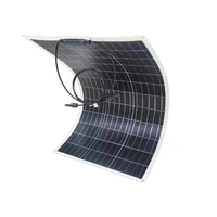 Panneau solaire monocristallin flexible de 20W à 300W, panneau solaire flexible pour voiture, camping-car, yacht, véhicule électrique, énergie photovoltaïque