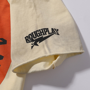 เสื้อยืดผู้ชายคุณภาพสูง ผ้าคอตตอน 100% เนื้อหนา แบรนด์ไฮสตรีท แขนสั้น สำหรับผู้ชาย - Product Image 6