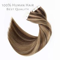 Haute qualité prix usine Double trame cuticule humaine cheveux Invisible bande Extensions de cheveux brut vietnamien cheveux humains