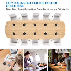 Chargeur sans fil de meubles intégré Station de charge de chargeur de téléphone sans fil Invisible caché longue Distance - Product Image 6