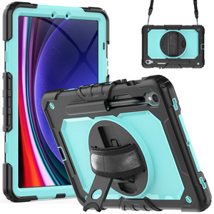 Étui pour <span class=keywords><strong>tablette</strong></span> avec <span class=keywords><strong>protection</strong></span> d'écran intégrée et bandoulière pour <span class=keywords><strong>Samsung</strong></span> <span class=keywords><strong>Galaxy</strong></span> <span class=keywords><strong>Tab</strong></span> S10 Lite/S10FE/S9 FE/S9 11 pouces, étui de <span class=keywords><strong>protection</strong></span> pour enfants - Product Image 1