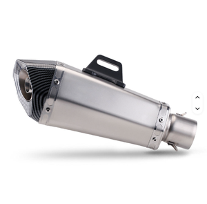 Nouveau Silencieux d'échappement universel 51mm en acier inoxydable pour moto avec <span class=keywords><strong>Db</strong></span> <span class=keywords><strong>Killer</strong></span>, compatible GSXR1000 SV650 Crf150 Gsxr150 <span class=keywords><strong>Z900</strong></span> Z750 Xj6 Adv350 High - Product Image 3