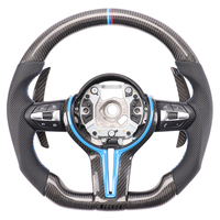 Volant en fibre de carbone véritable de qualité supérieure pour BMW F06 F10 F12 F32 F36 F40 F90 M2 M5 E92 E93 650i