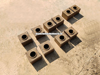 Machine automatique DF5-10 pour la fabrication de briques en terre cuite autobloquantes, briques de pavage, briques creuses en terre cuite, briques en terre rouge