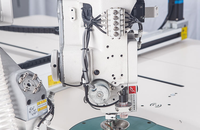 Machine à coudre industrielle entièrement automatique à tête rotative 360° JTK10-90AJ avec moteur de découpe laser CNC à aiguille simple